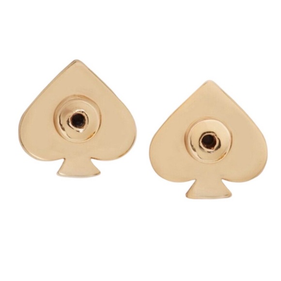 KATE SPADE • Gold Social Butterfly Crystal Clear Earrings - Picture 3 of 4